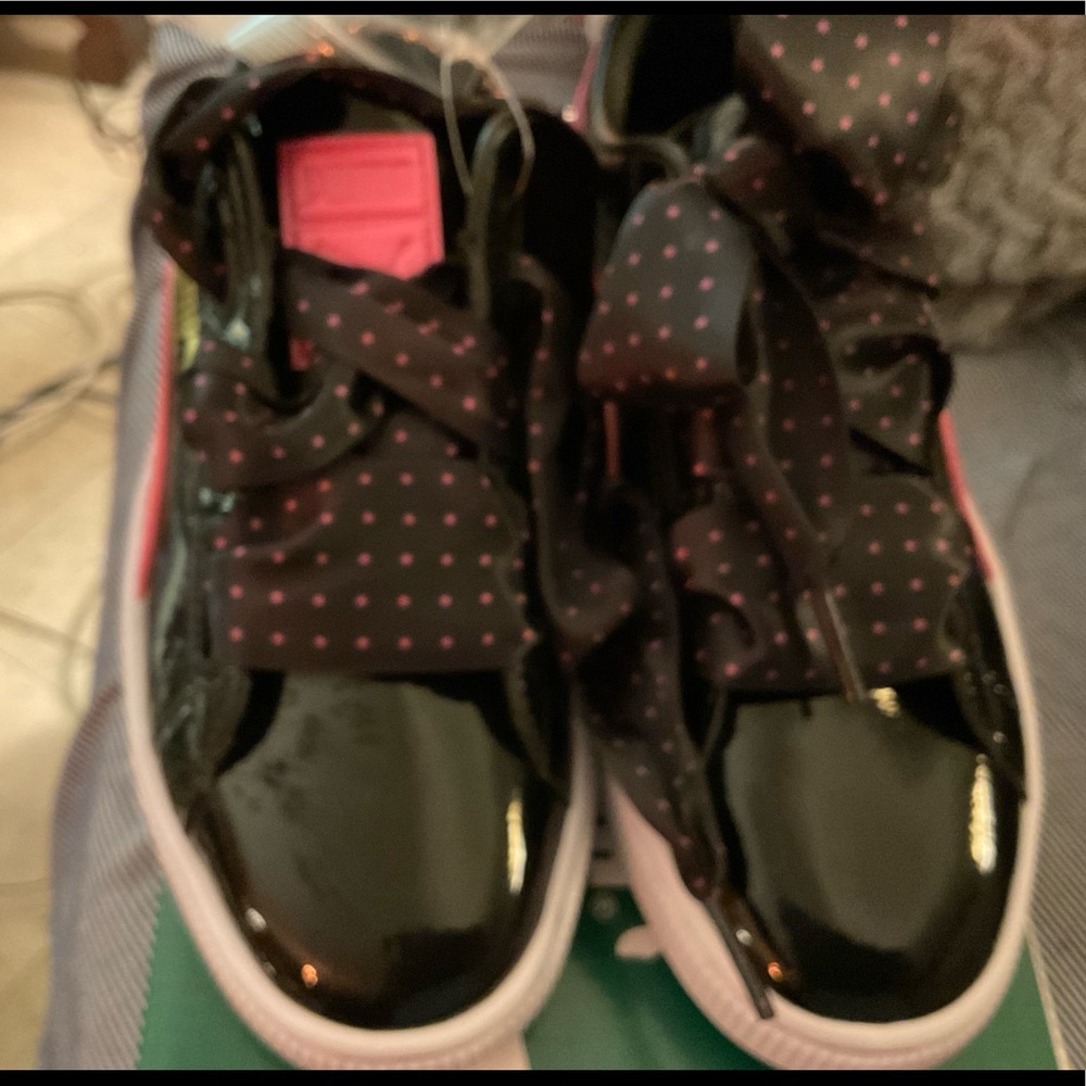 Puma patent sneakers